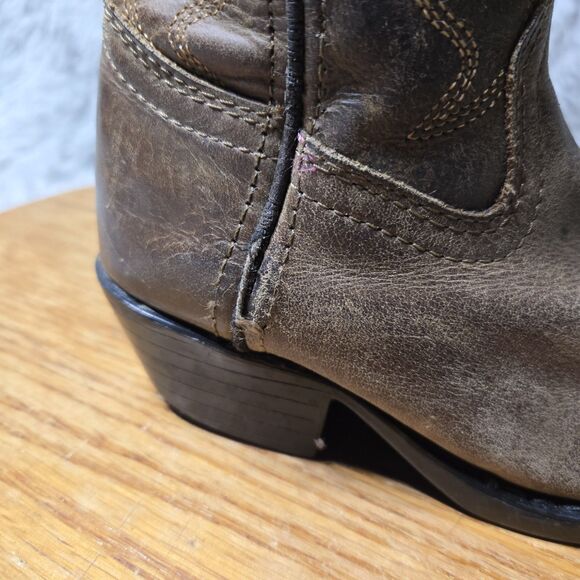 Smoky Mountain Boots Kids 10.5 D Denver Boys Pull On Brown Western Cowboy 3034 - Picture 5 of 9